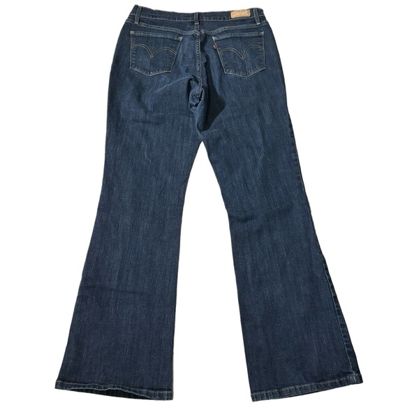 Levi's 515 Bootcut Denim Jeans Women’s Size 12 Medium Wash Mid Rise Stretch - Picture 6 of 12